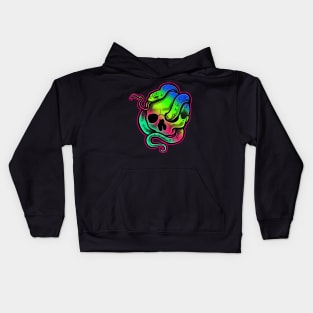 snake and skull Kids Hoodie